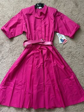 Vintage NWT The American Shirt Dress Women’s Midi Dress 18W
